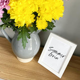 Summer Lovin Black Brush Summer Seasonal Wall Home Decor Print