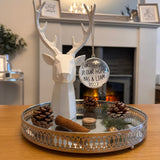 First Christmas In Our Home Clear Feather Christmas Tree Hanging Decoration Bauble