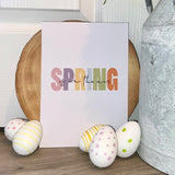 Spring Is In The Air Multi Colour Spring Seasonal Wall Home Decor Print