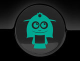 Adorable Lady Fuel Cap Car Sticker