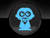 Adorable Waiter Fuel Cap Car Sticker