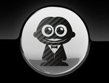 Adorable Waiter Fuel Cap Car Sticker
