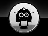 Adorable Lady Fuel Cap Car Sticker