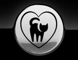 I Love My Cat Fuel Cap Cover Car Sticker