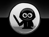 Adorable Knight Fuel Cap Car Sticker
