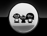 Adorable Family Fuel Cap Car Sticker
