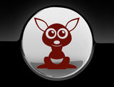 Adorable Kangaroo Fuel Cap Car Sticker