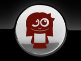 Adorable Girl Fuel Cap Car Sticker