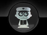 Adorable Policeman Fuel Cap Car Sticker