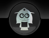Adorable Lady Fuel Cap Car Sticker