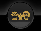 Adorable Family Fuel Cap Car Sticker