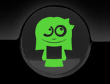 Adorable Girl Fuel Cap Car Sticker