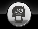 Adorable Girl Fuel Cap Car Sticker