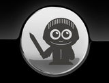Adorable Knight Fuel Cap Car Sticker
