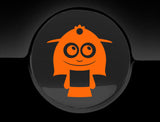 Adorable Lady Fuel Cap Car Sticker