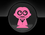 Adorable Waiter Fuel Cap Car Sticker