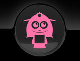 Adorable Lady Fuel Cap Car Sticker