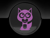 Adorable Husky Fuel Cap Car Sticker