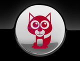 Adorable Husky Fuel Cap Car Sticker