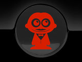 Adorable Waiter Fuel Cap Car Sticker