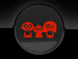 Adorable Family Fuel Cap Car Sticker