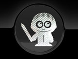 Adorable Knight Fuel Cap Car Sticker