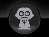 Adorable Waiter Fuel Cap Car Sticker