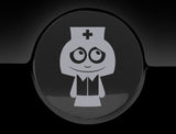 Adorable Nurse Fuel Cap Car Sticker