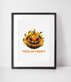 Trick Or Treat Halloween Seasonal Wall Home Decor Print