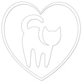 I Love My Cat Sticker