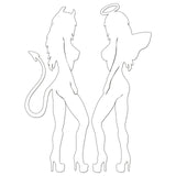 Sexy Angel Sexy Devil Sticker