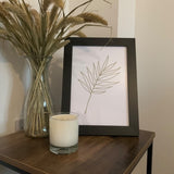 Boho Palm Leaves Boho Hippie Simple Home Wall Decor Print