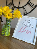 Hot Cross Hun Spring Seasonal Wall Home Decor Print