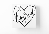So Loved Baby Sticker