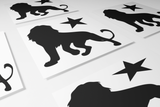 Star Lion Sticker