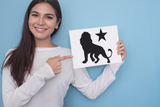 Star Lion Sticker