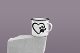Paw Heart Dog Mom Mug